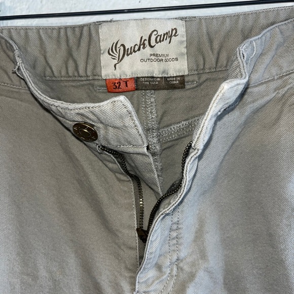 Duck Camp Canvas Brush Pants  Men's Size 32 Tall Hunting Outdoors with Cordura - Picture 8 of 10